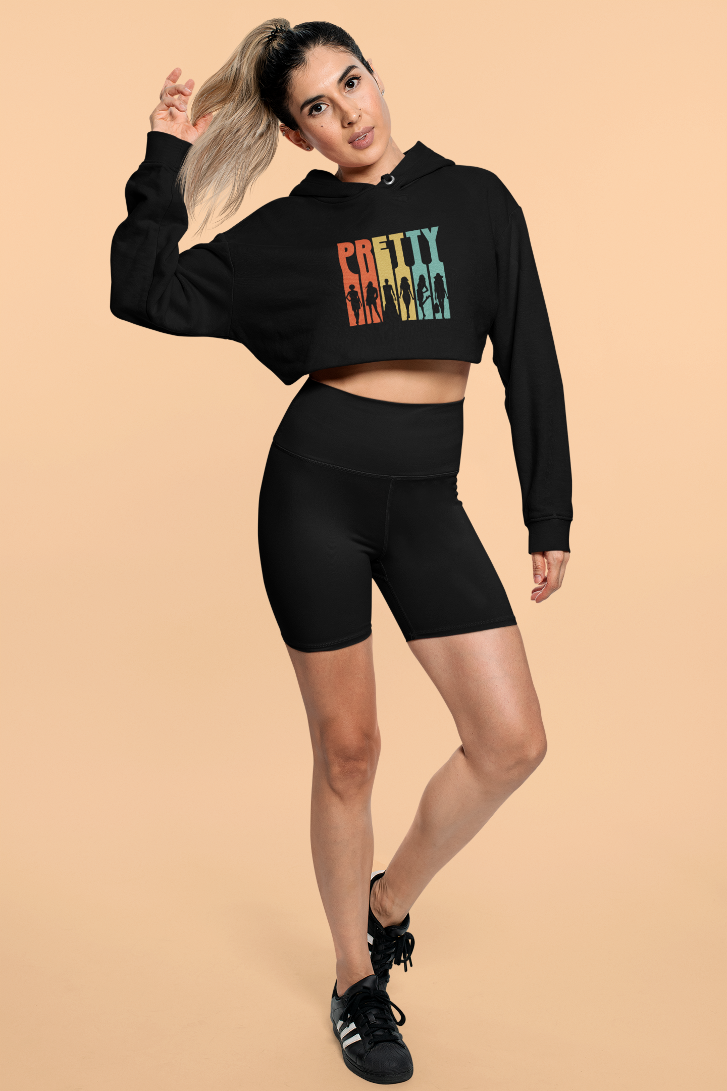 S/C Crop Hoodie Pretty Collective