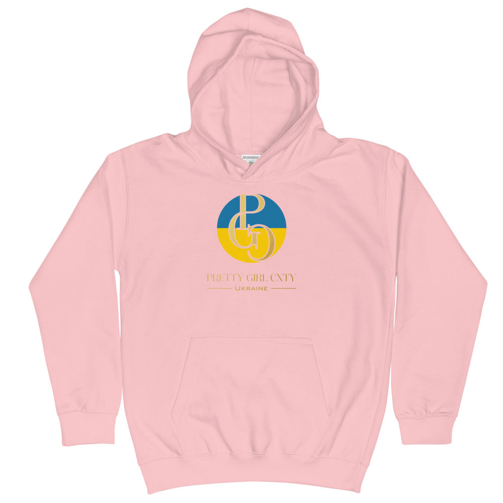 G/C Kids Hoodie Ukraine Gold