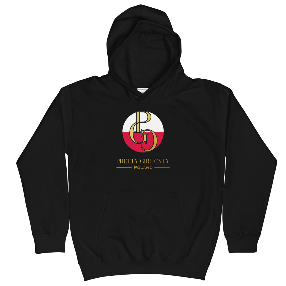 G/C Kids Hoodie Poland Gold