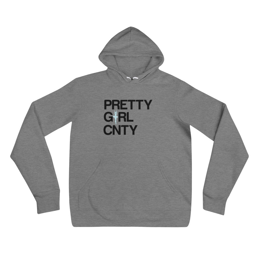 B/C Unisex Hoodie Ballerina Text Black
