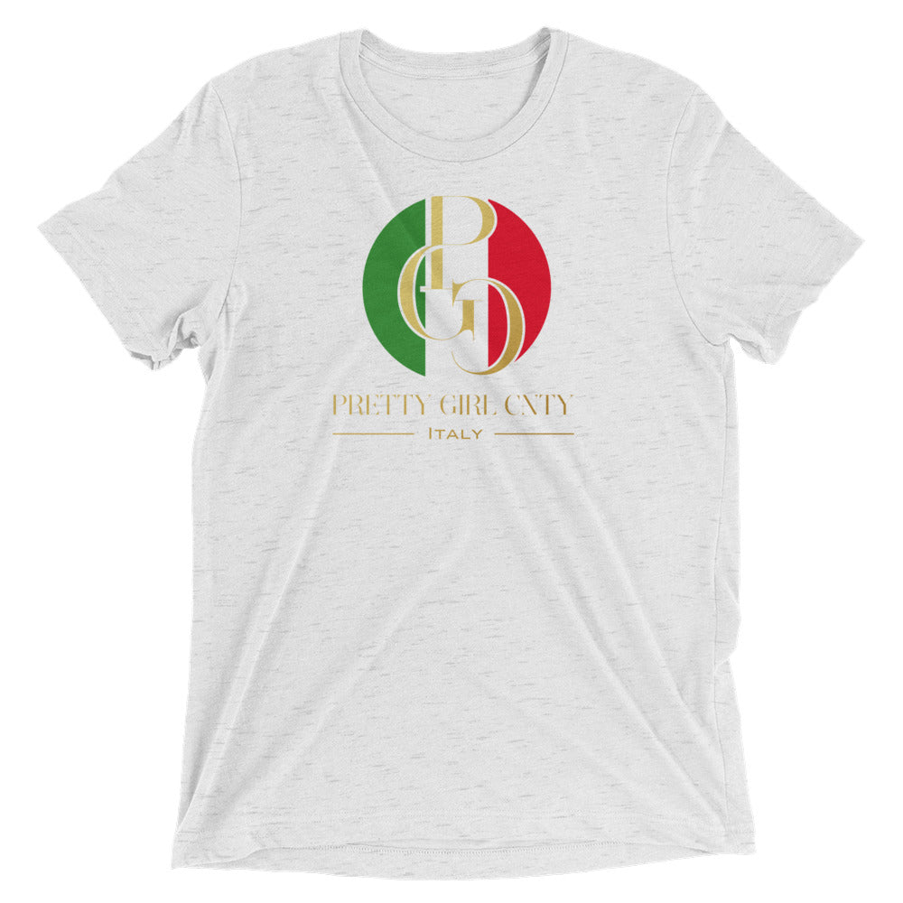 G/C Short-Sleeve Unisex Tri-Blend T-shirt Italy Gold