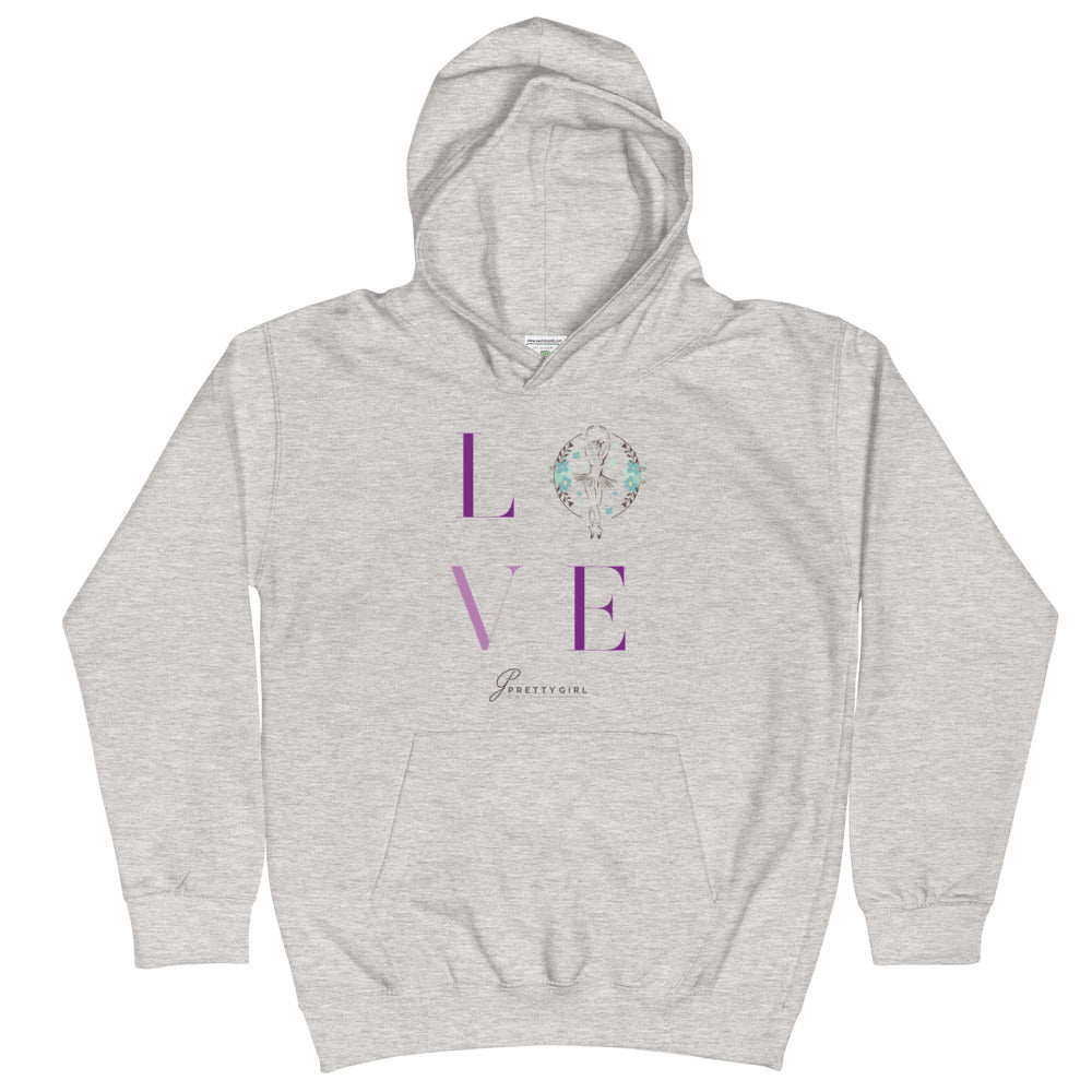 B/C Kids Hoodie Love Logo DT