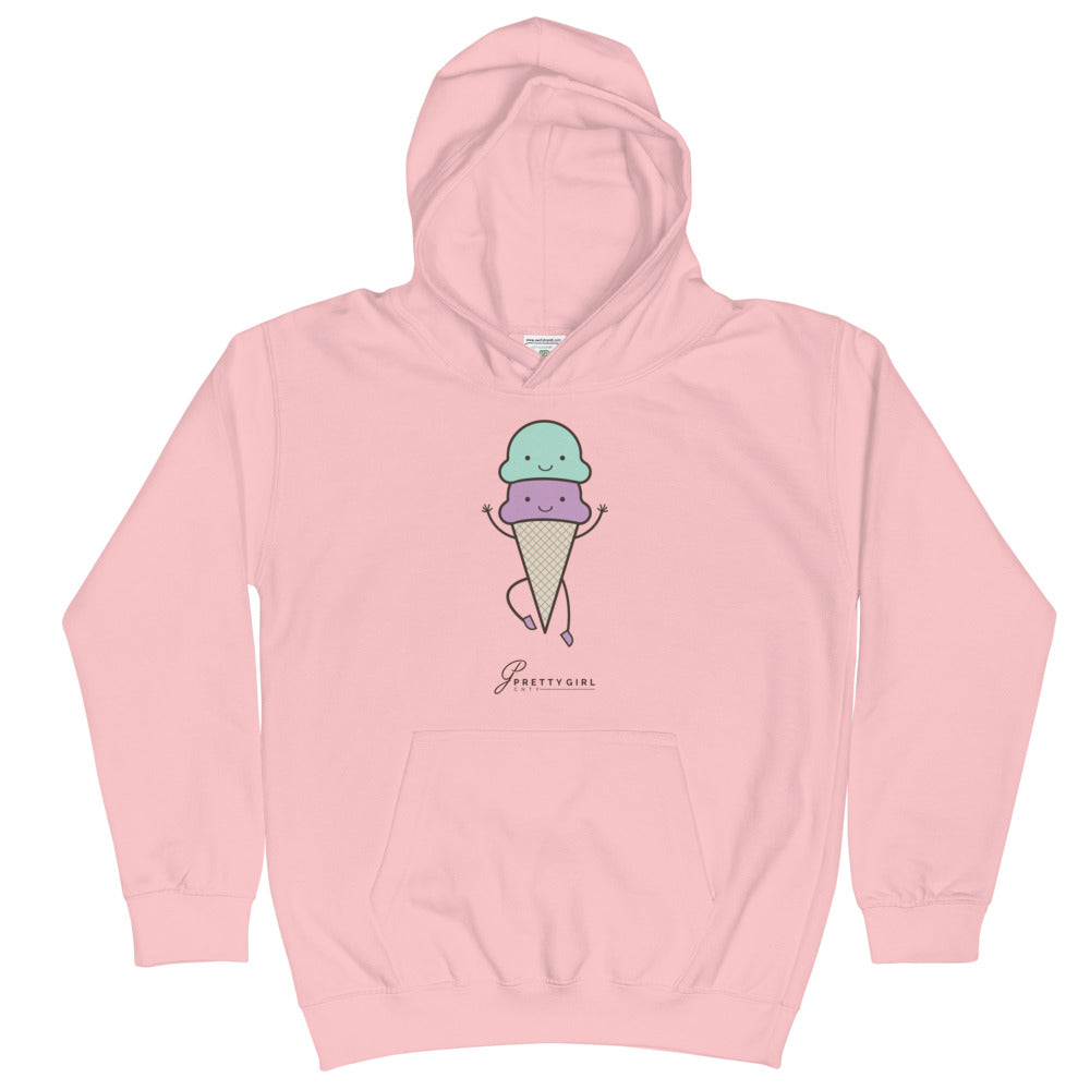 B/C Kids Hoodie Cartoon Ice Cream