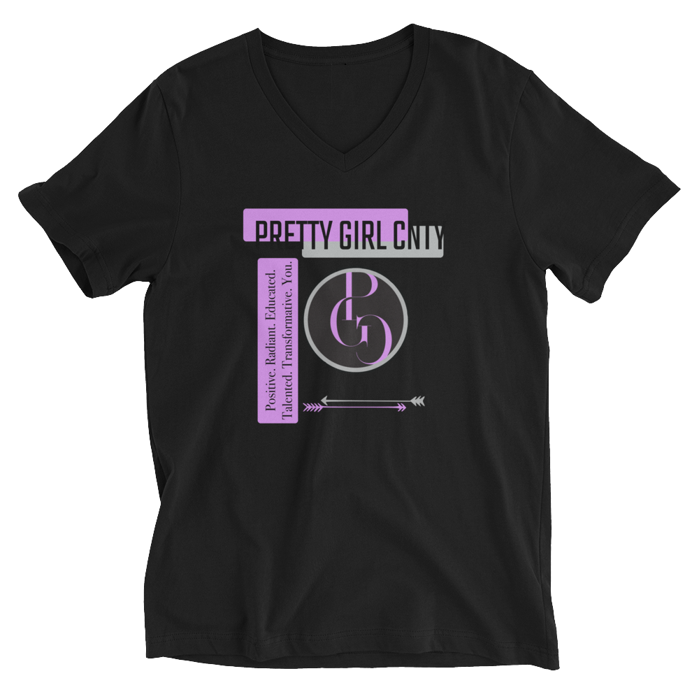 S/C Unisex Short Sleeve V-Neck T-Shirt Circle of You
