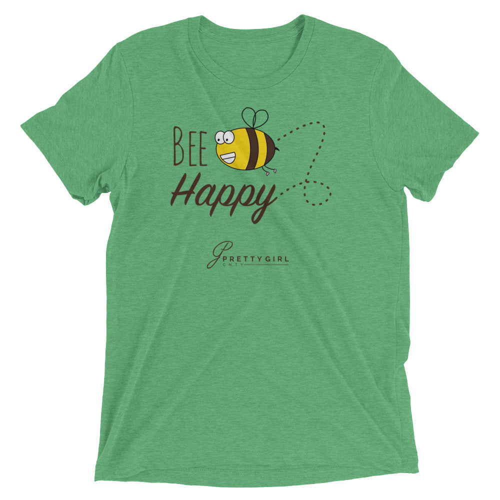 B/C Short-Sleeve Unisex Tri-Blend T-shirt Cartoon Bee