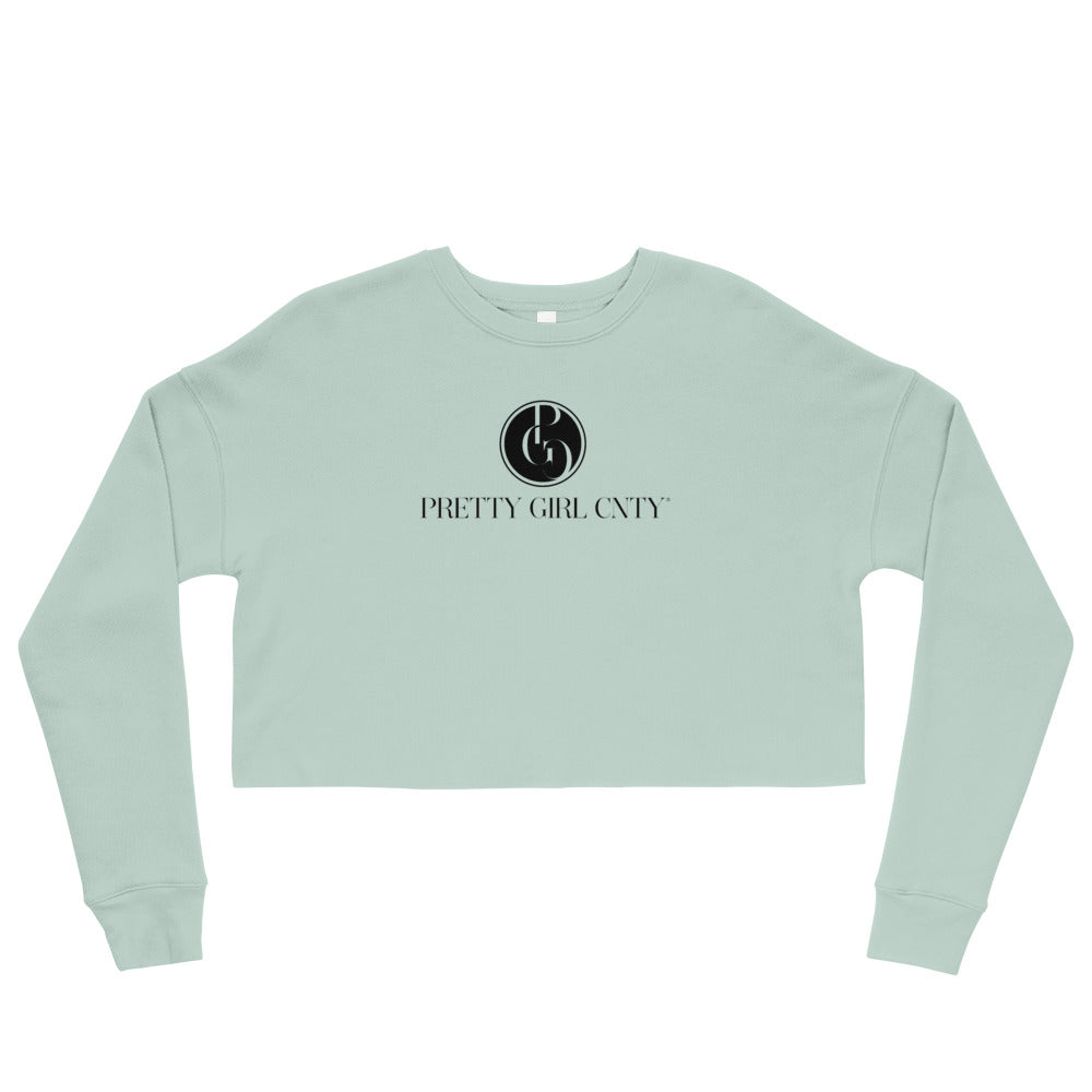 S/C Crop Sweatshirt Signature Logo Black