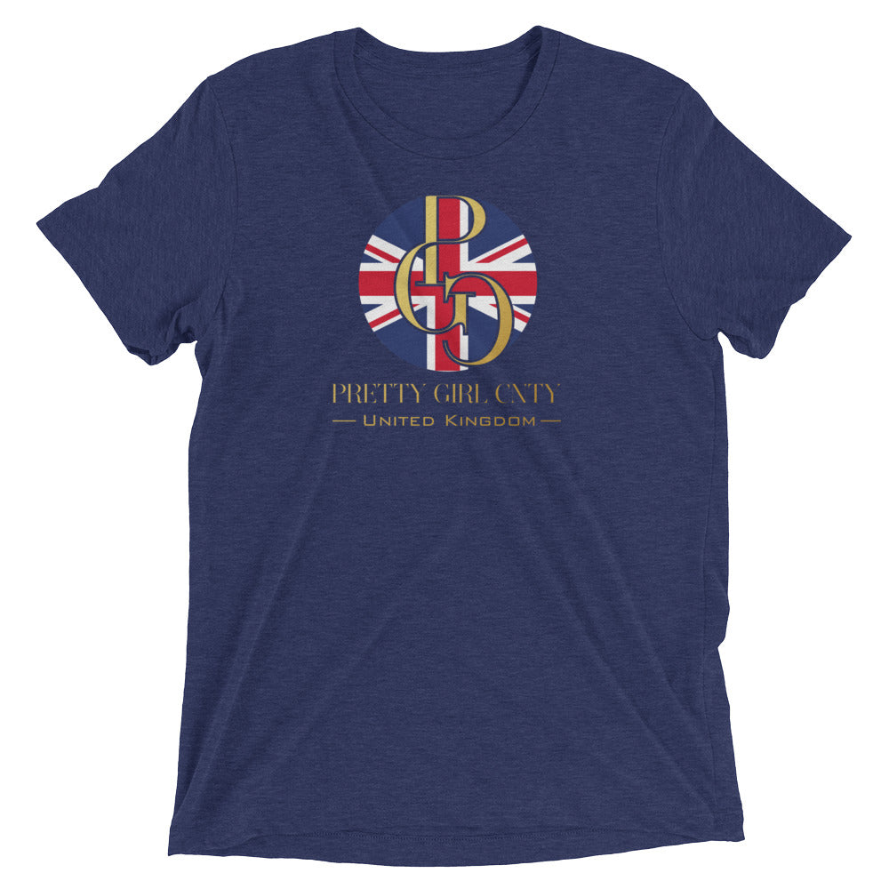 G/C Short-Sleeve Unisex Tri-Blend T-shirt U.K. Gold