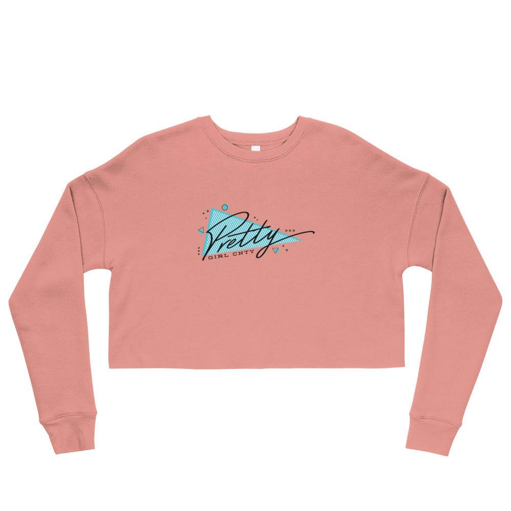 B/C Crop Sweatshirt Triangle of Pretty