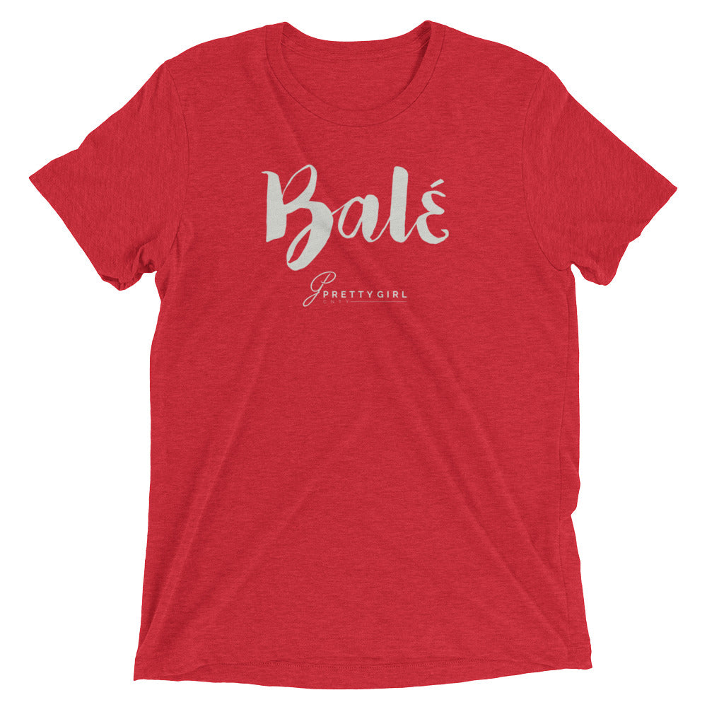B/C Short-Sleeve Unisex Tri-Blend T-shirt Bale White