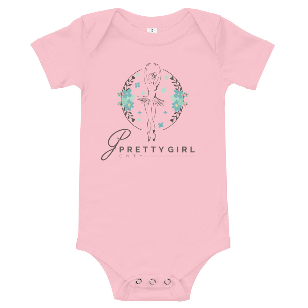 B/C Short sleeve baby bodysuit Classic Ballerina