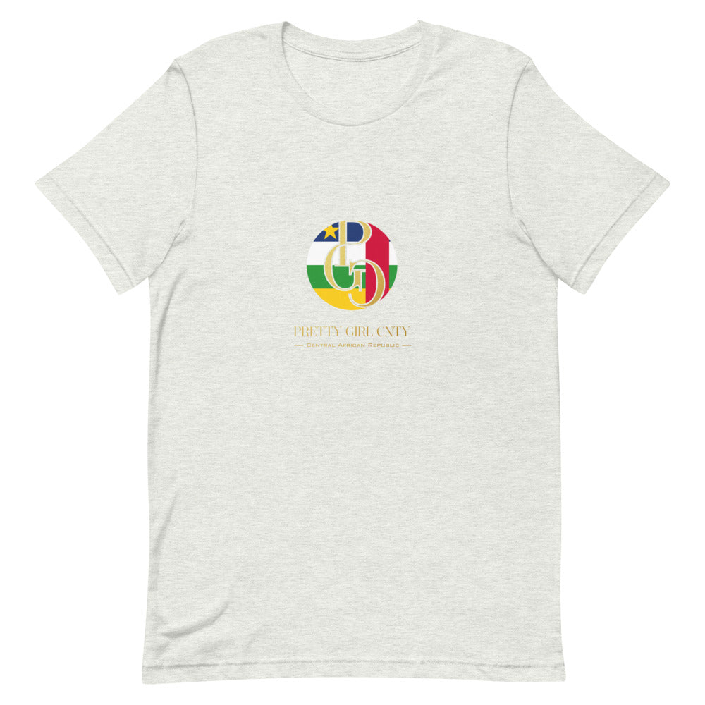 G/C Short-Sleeve Unisex T-shirt Central African Republic Gold