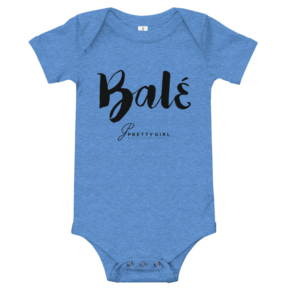 B/C Short sleeve baby bodysuit Bale Black