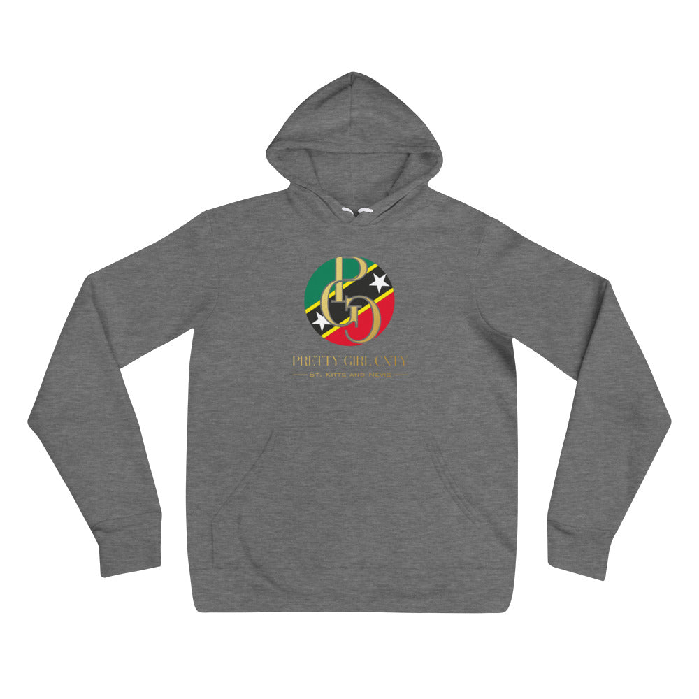 G/C Unisex Hoodie St. Kitts and Nevis Gold