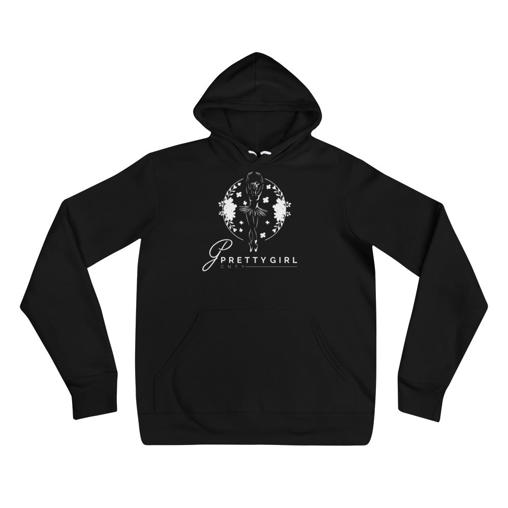 B/C Unisex Hoodie Classic Ballerina White