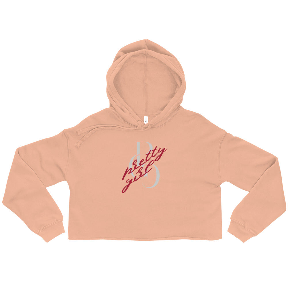 S/C Women’s Crop Hoodie Vandal Logo Silver
