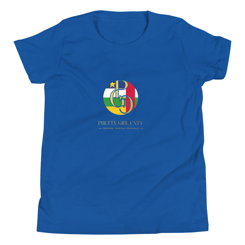 G/C Girl's T-Shirt Central African Republic Gold