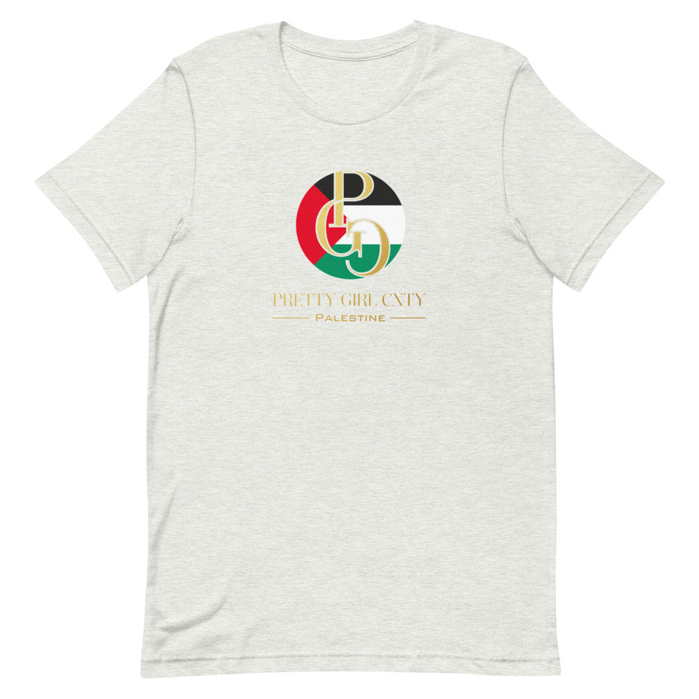 G/C Short-Sleeve Unisex T-shirt Palestine Gold