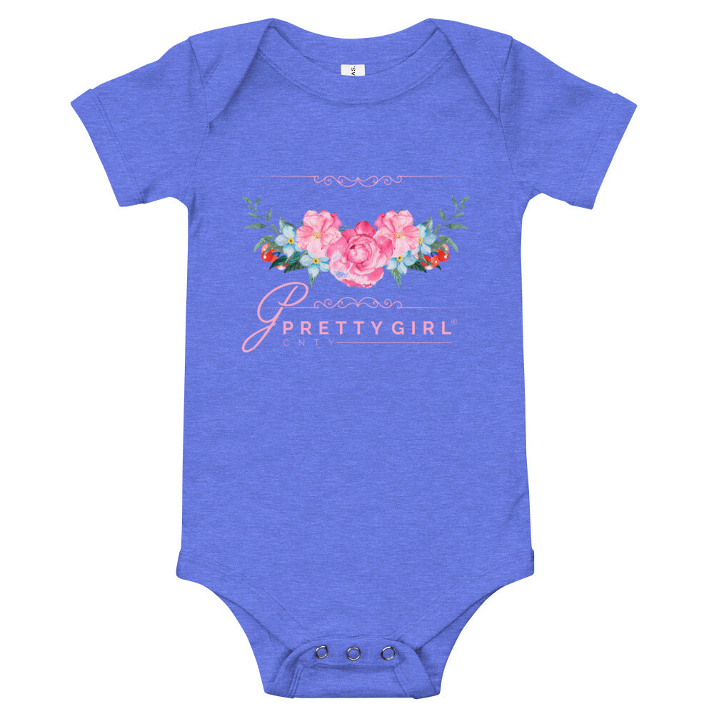 B/C Short sleeve baby bodysuit Arch of Roses
