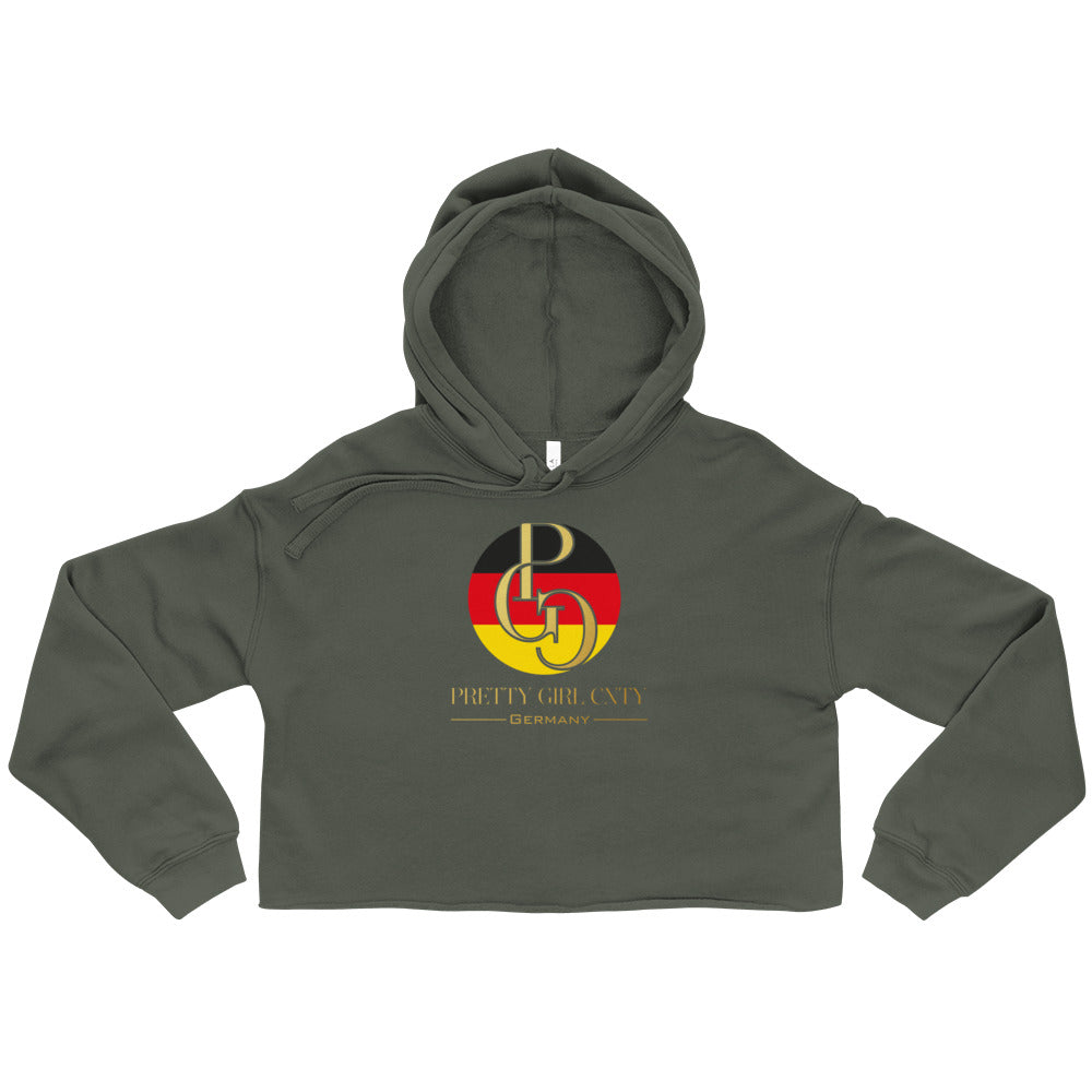 G/C Women’s Crop Hoodie Germany Gold