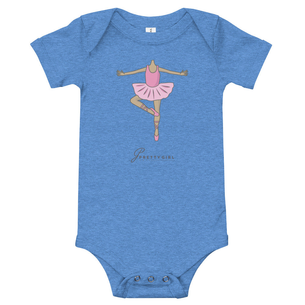 B/C Short sleeve baby bodysuit Ballerina Body 3DT