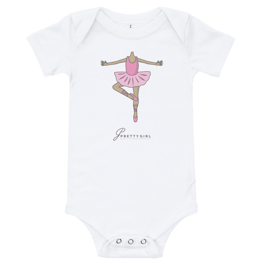 B/C Short sleeve baby bodysuit Ballerina Body 3DT