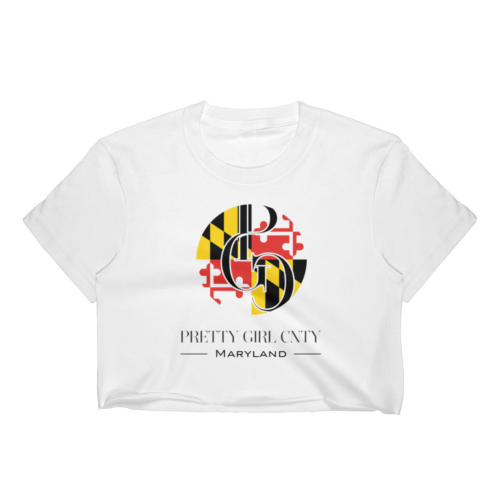 S/C Women’s Crop Tee Maryland Black