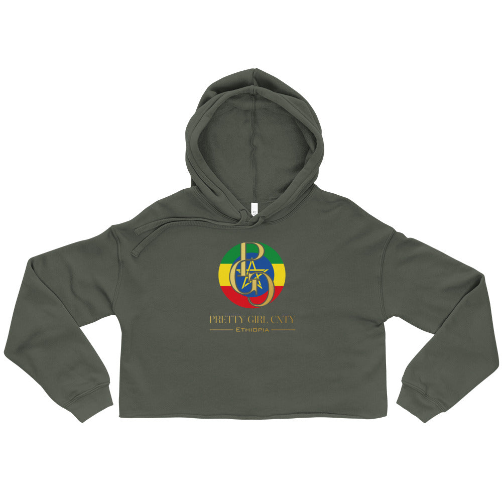 G/C Women’s Crop Hoodie Ethiopia Gold