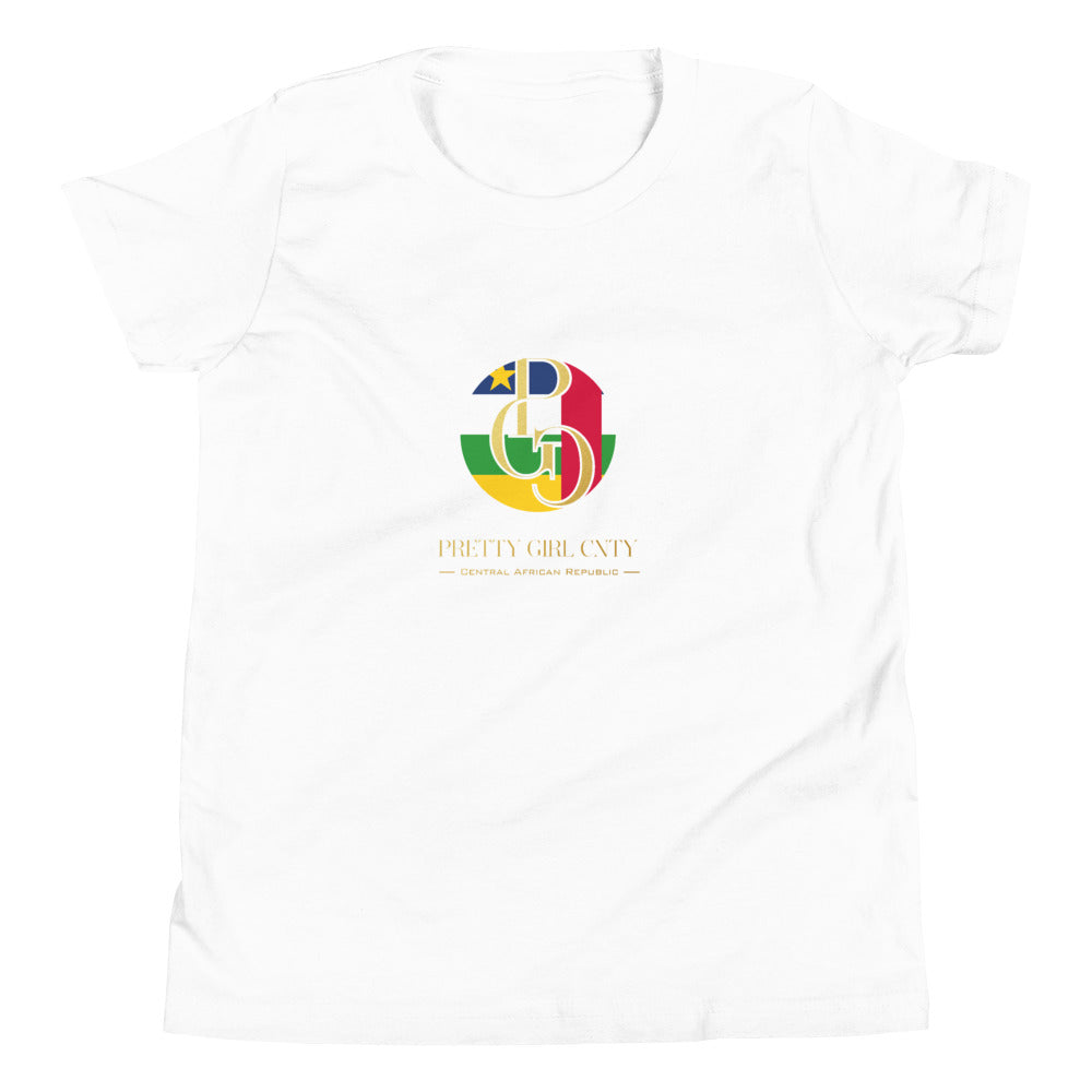G/C Girl's T-Shirt Central African Republic Gold