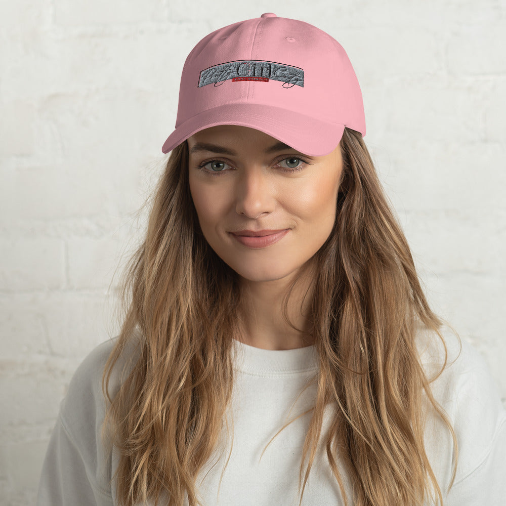 S/C Women's Cotton Cap Pretty Pink Rectangle