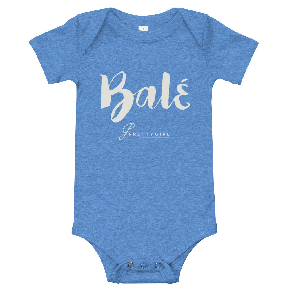 B/C Short sleeve baby bodysuit Bale White