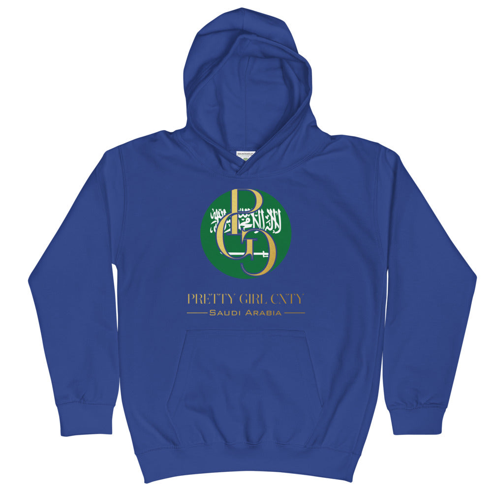 G/C Kids Hoodie Saudi Arabia Gold