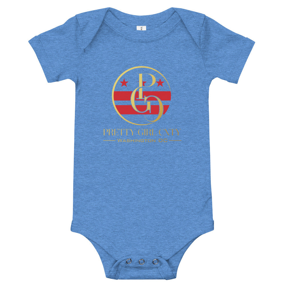 S/C Short sleeve baby bodysuit Washington Gold