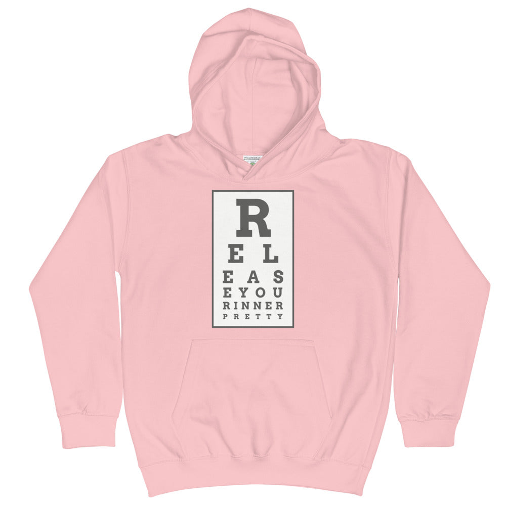 S/C Kids Hoodie Eye Chart Grey