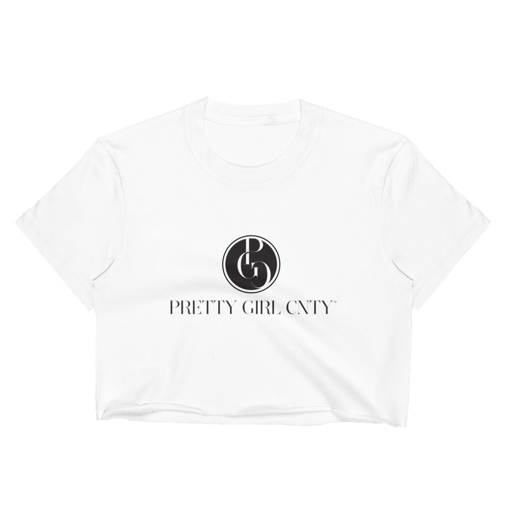 S/C Women's Crop Tee Signature Logo Black