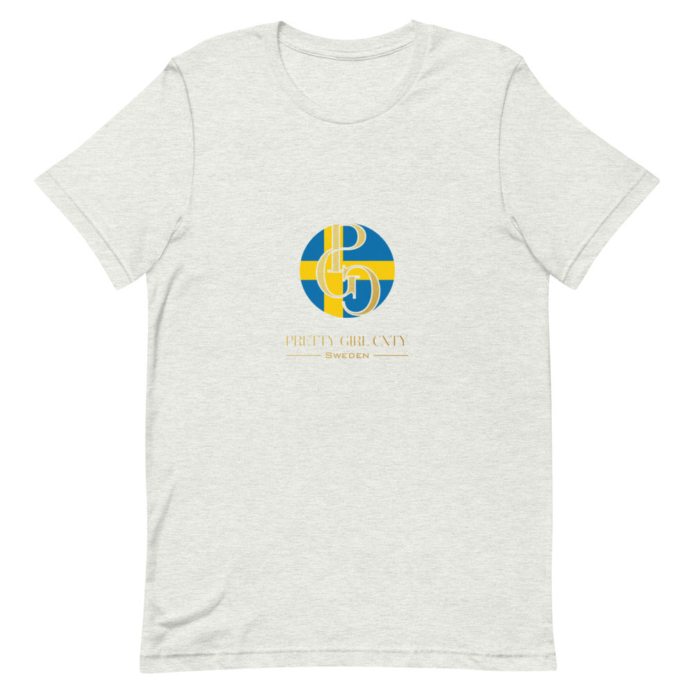 G/C Short-Sleeve Unisex T-shirt Sweden Gold