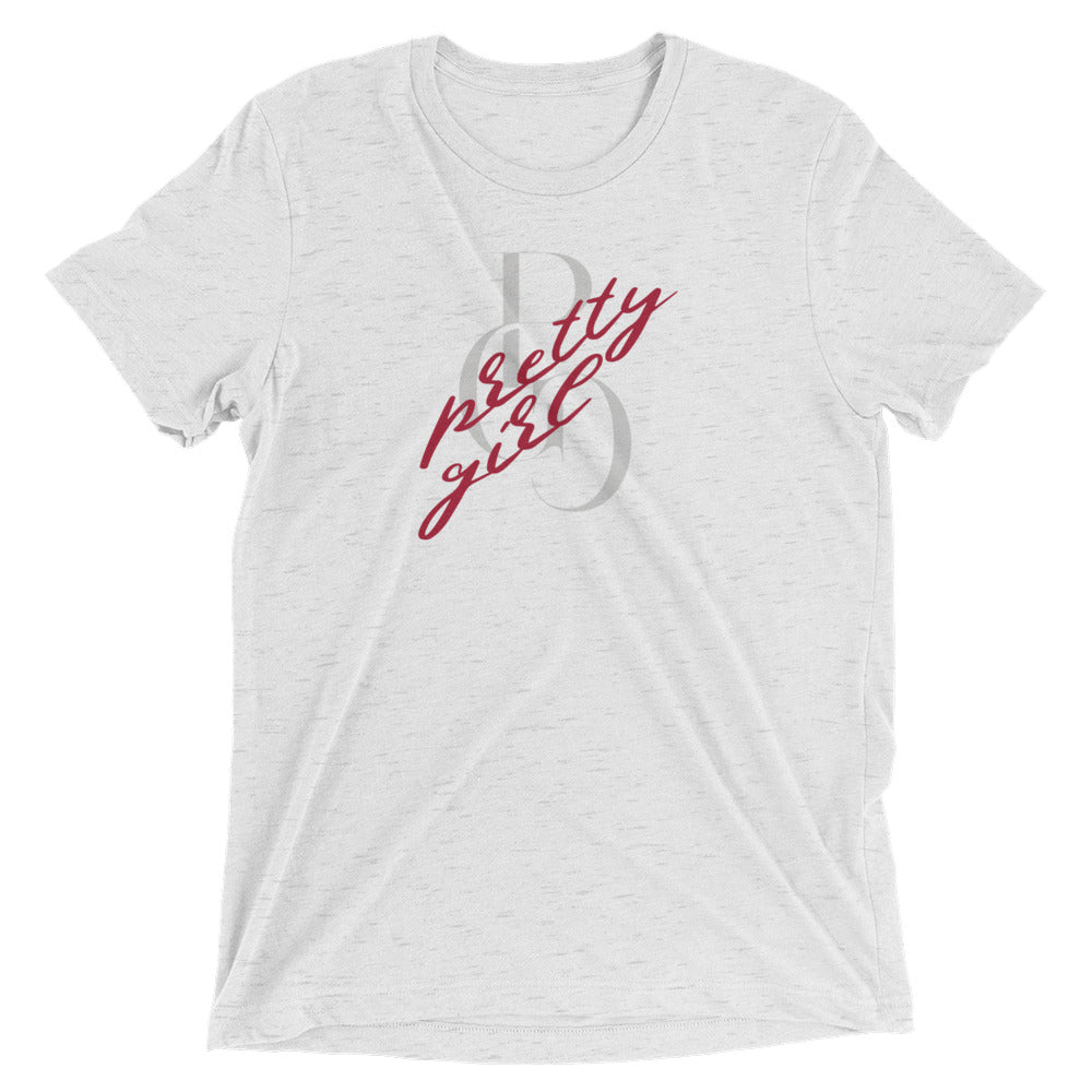 S/C Short-Sleeve Unisex Tri-Blend T-shirt Vandal Logo Silver