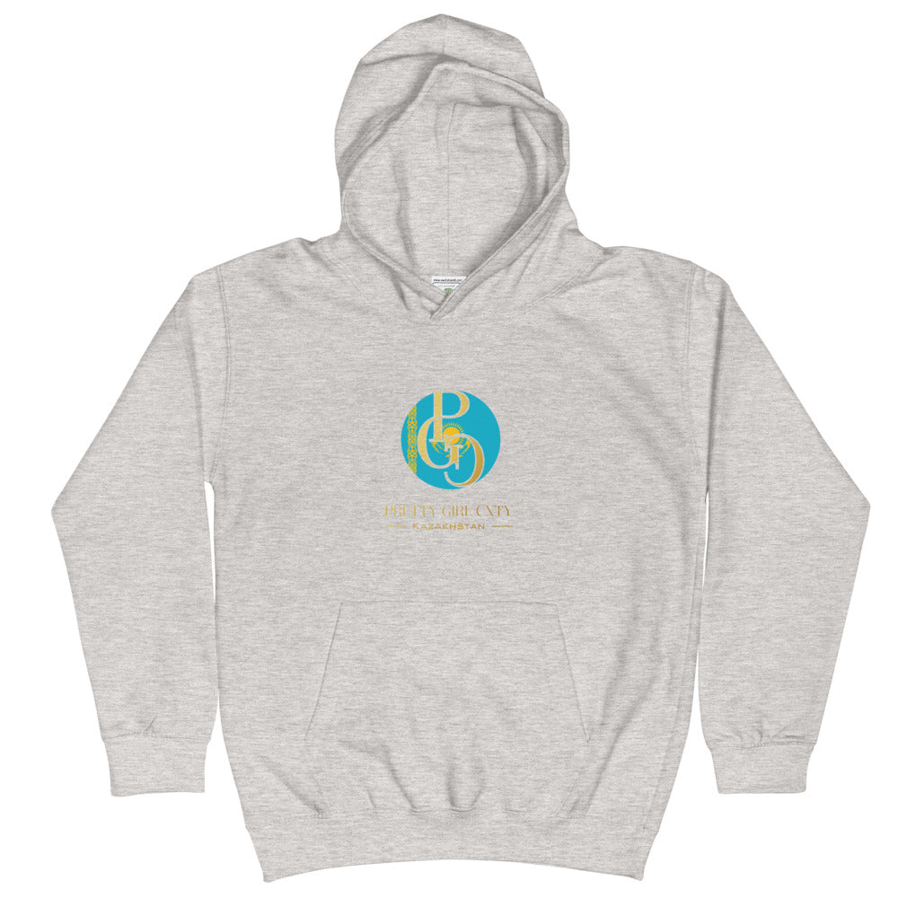 G/C Kids Hoodie Kazakhstan Gold