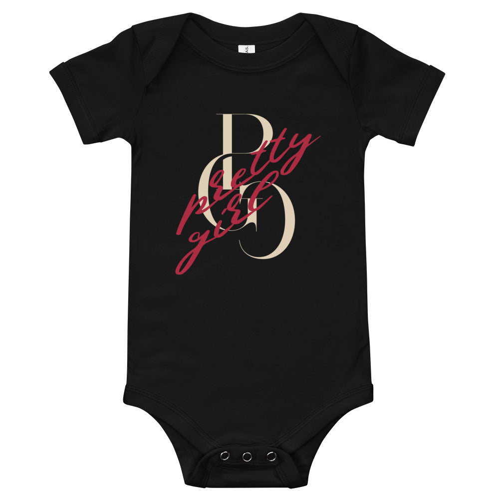 S/C Short sleeve baby bodysuit Vandal Logo Beige