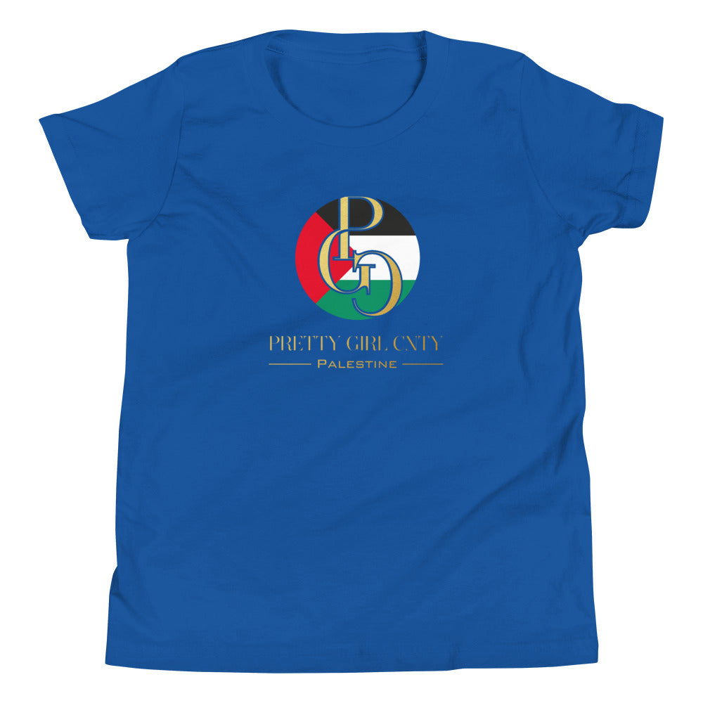 G/C Girl's T-Shirt Palestine Gold
