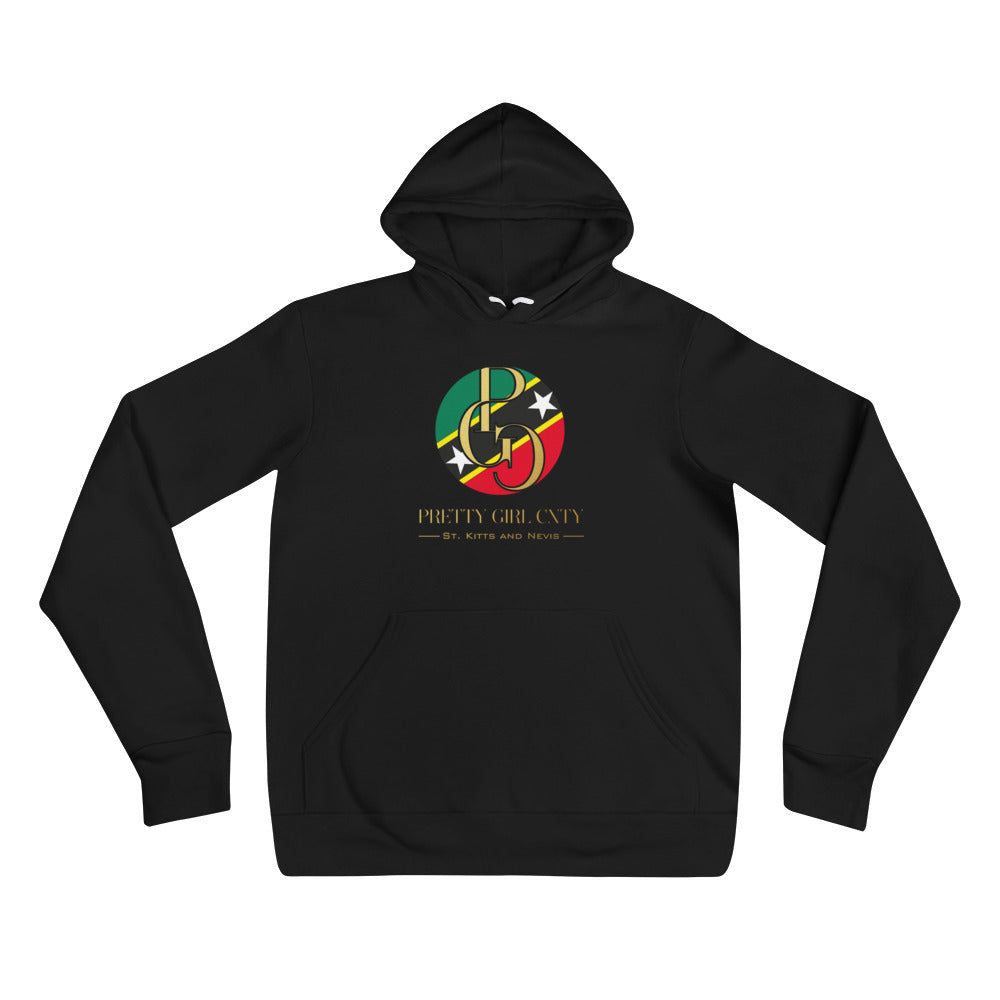 G/C Unisex Hoodie St. Kitts and Nevis Gold