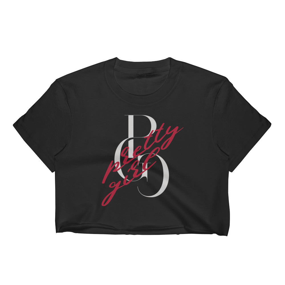 S/C Women’s Crop Tee Vandal Logo Silver