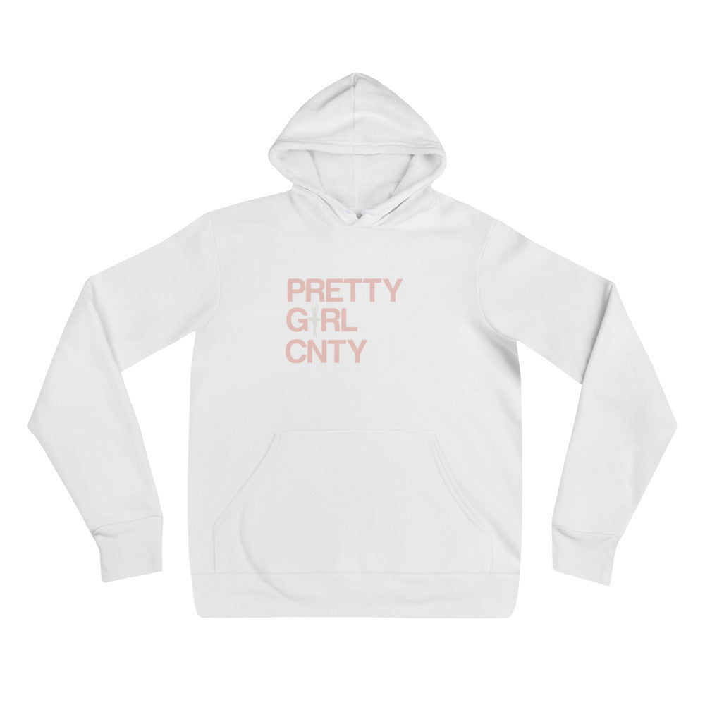 B/C Unisex Hoodie Ballerina Text Pink