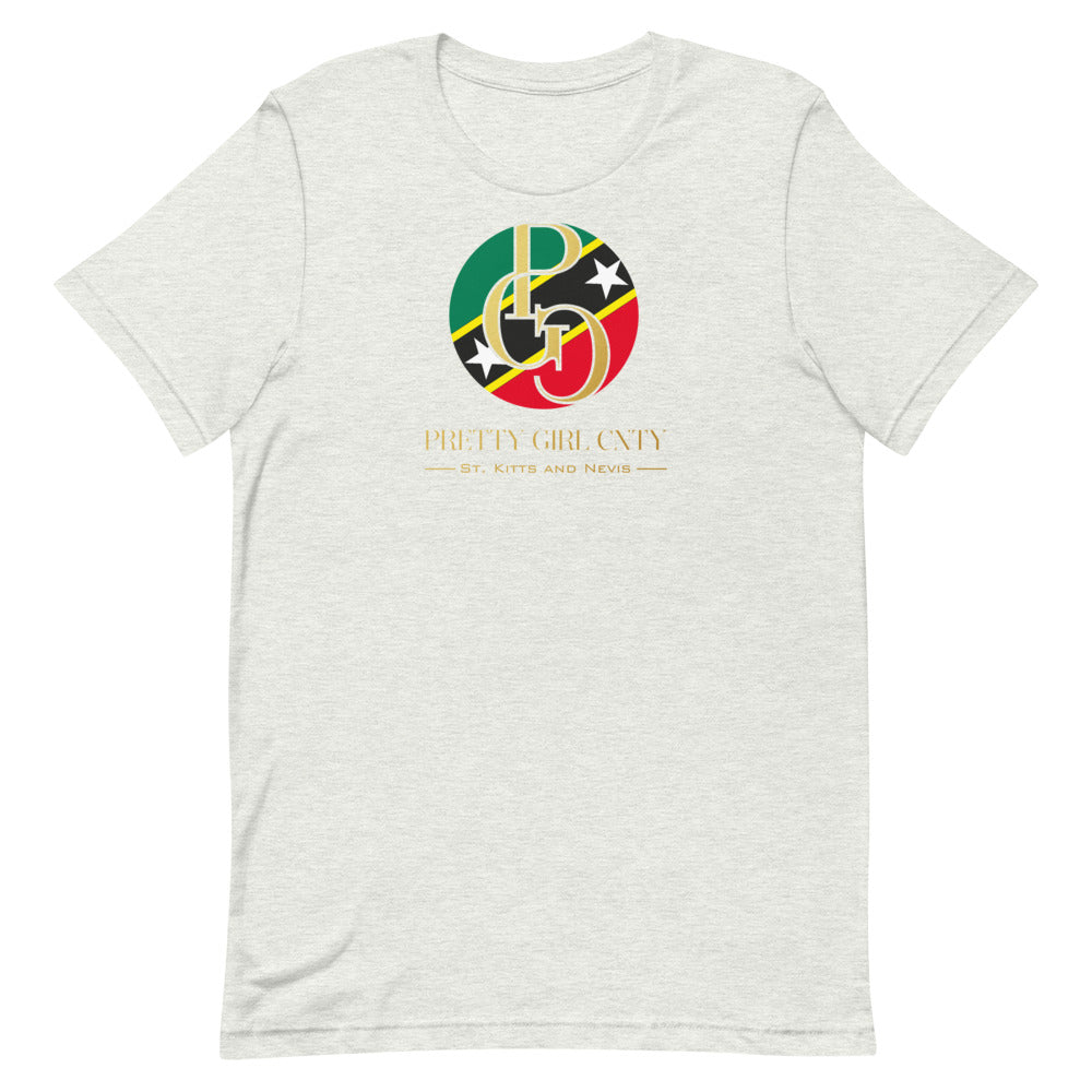 G/C Short-Sleeve Unisex T-shirt St.kitts And Nevis Gold