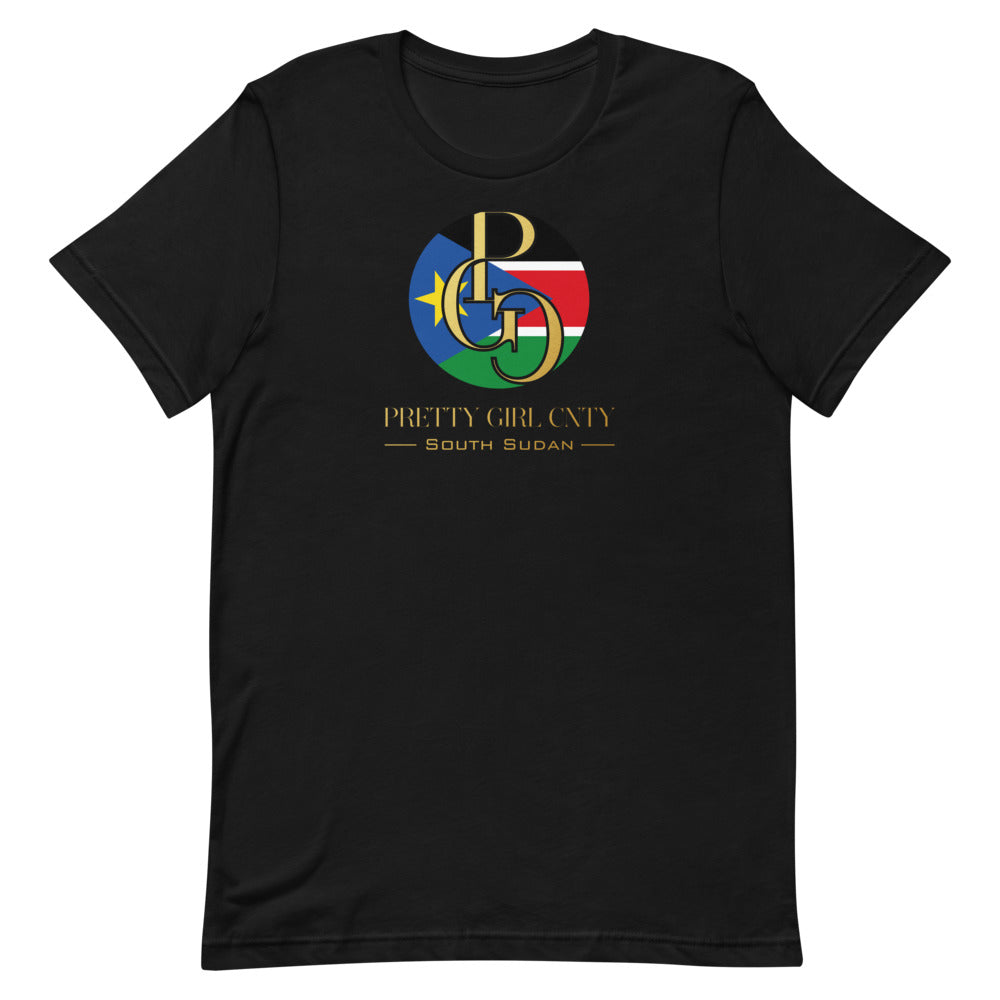 G/C Short-Sleeve Unisex T-shirt South Sudan Gold