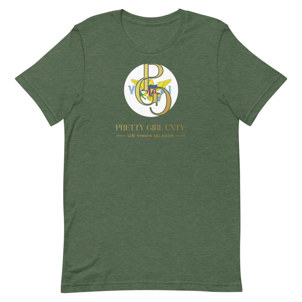 G/C Short-Sleeve Unisex T-shirt U.S. Virgin Islands Gold