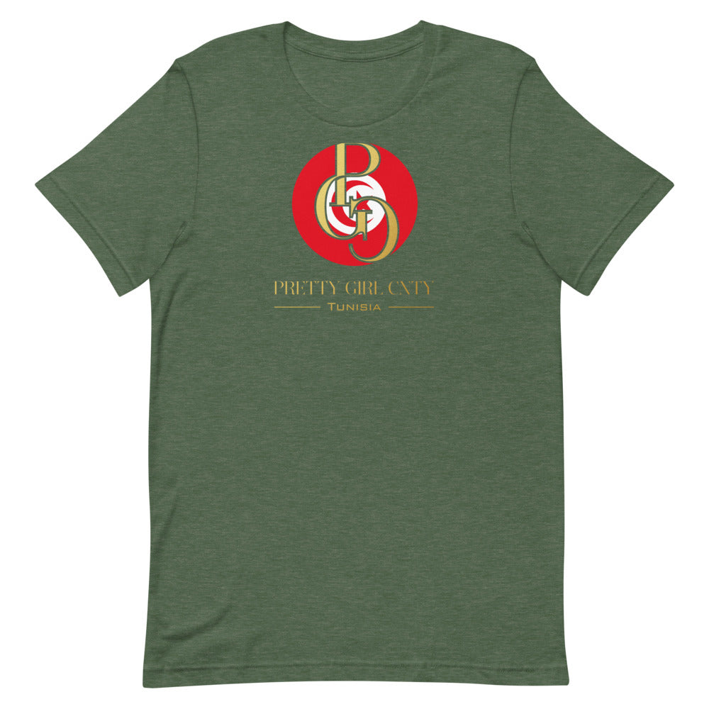 G/C Short-Sleeve Unisex T-Shirt Tunisia Gold