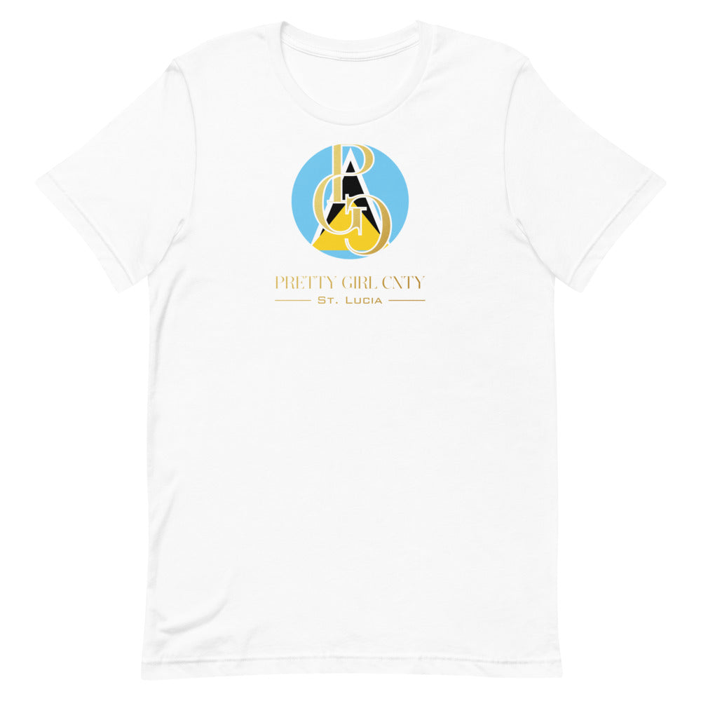 G/C Short-Sleeve Unisex T-shirt St. Lucia Gold
