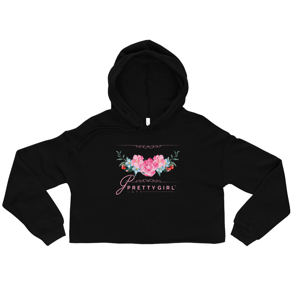 B/C Crop Hoodie Arch of Roses