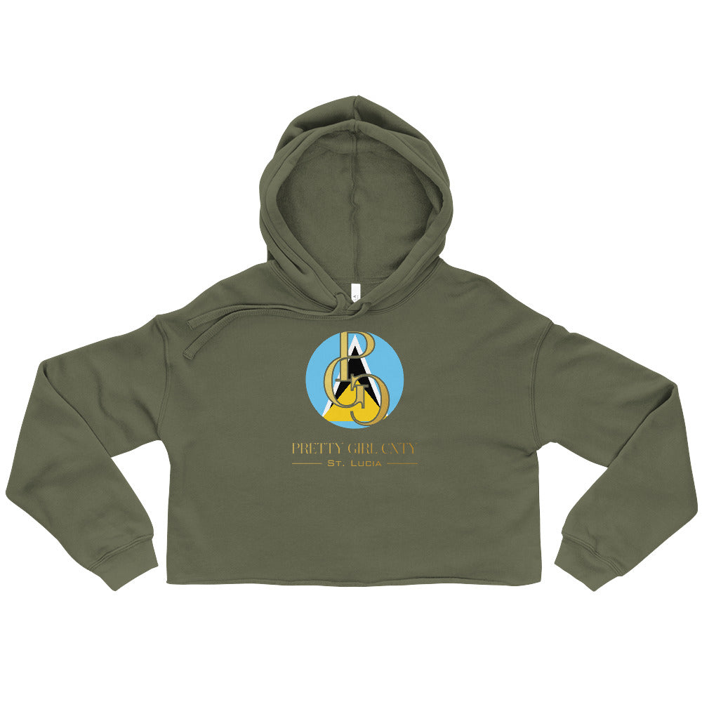 G/C Women’s Crop Hoodie St. Lucia Gold