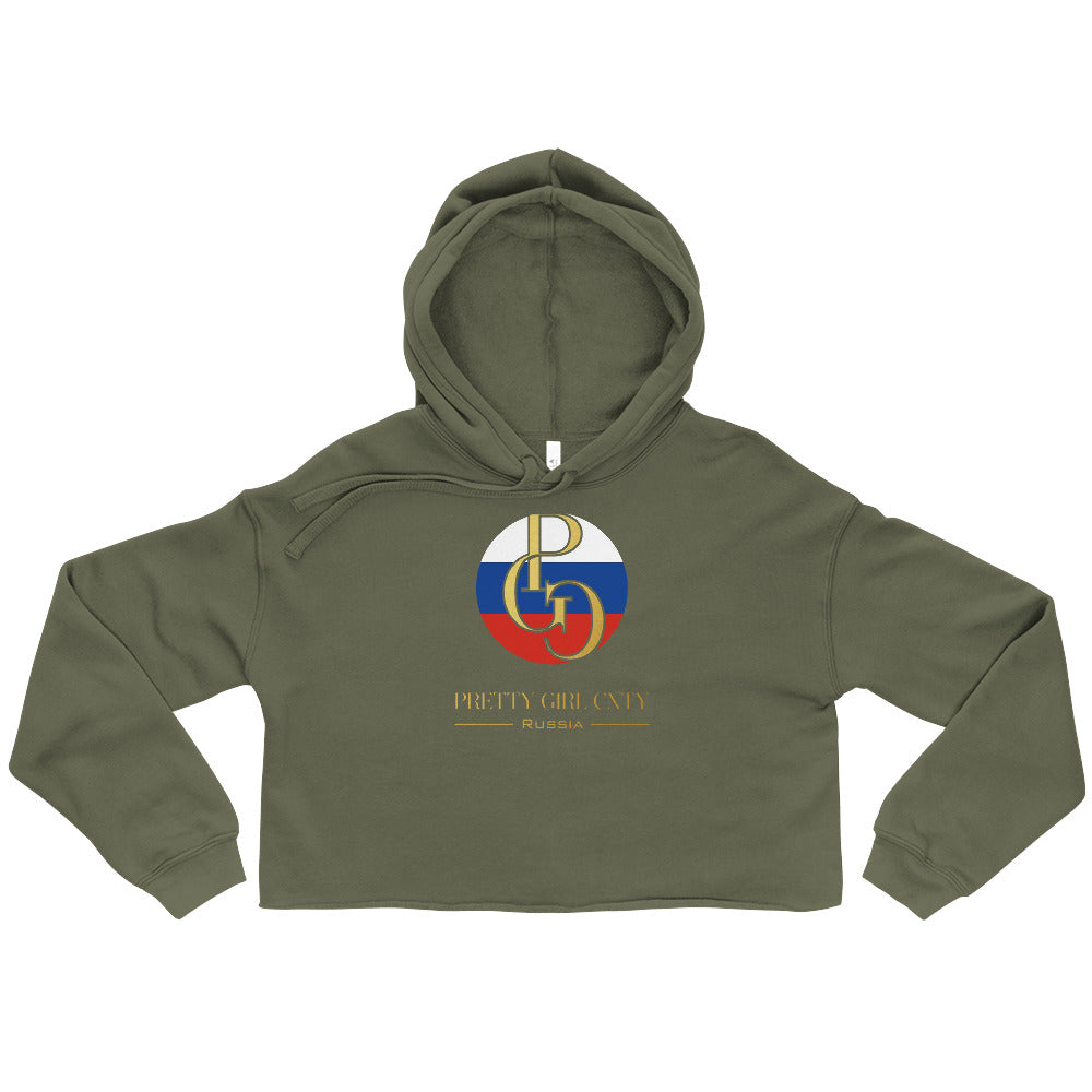 G/C Women’s Crop Hoodie Russia Gold